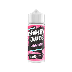 Chubby Juice Classics Ice Rhuberry Flavour 100ml Shortfill Vape Juice perfect Sub-ohm Vape Kits & Sub-ohm Vape Tanks
