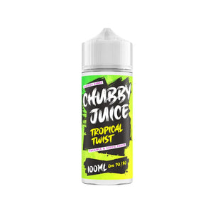 Chubby Juice Classics Ice Tropical Twist Flavour 100ml Shortfill Vape Juice perfect Sub-ohm Vape Kits & Sub-ohm Vape Tanks
