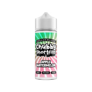 Chubby Juice Legacy Edition 100ml Shortfill Apple Watermelon Flavour 70vg 30pg perfect for sub ohm kits or sub ohm tanks