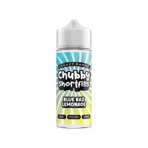 Chubby Juice Legacy Edition 100ml Shortfill Blue Raz Lemonade Flavour 70vg 30pg perfect for sub ohm kits or sub ohm tanks