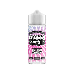 Chubby Juice Legacy Edition 100ml Shortfill Cotton Candy Flavour 70vg 30pg perfect for sub ohm kits or sub ohm tanks