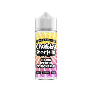 Chubby Juice Legacy Edition 100ml Shortfill Lemon Peach Passionfruit Flavour 70vg 30pg perfect for sub ohm kits or sub ohm tanks