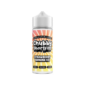 Chubby Juice Legacy Edition 100ml Shortfill Strawberry Banana Ice Flavour 70vg 30pg perfect for sub ohm kits or sub ohm tanks