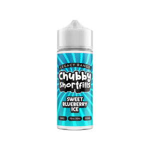Chubby Juice Legacy Edition 100ml Shortfill Sweet Blueberry Ice Flavour 70vg 30pg perfect for sub ohm kits or sub ohm tanks