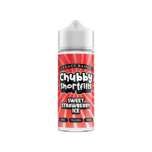 Chubby Juice Legacy Edition 100ml Shortfill Sweet Strawberry Ice Flavour 70vg 30pg perfect for sub ohm kits or sub ohm tanks