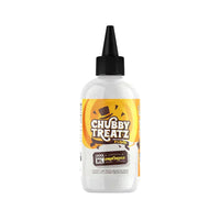 Chubby Treatz 200ml e-liquid bottle with lemon drizzle flavour label.