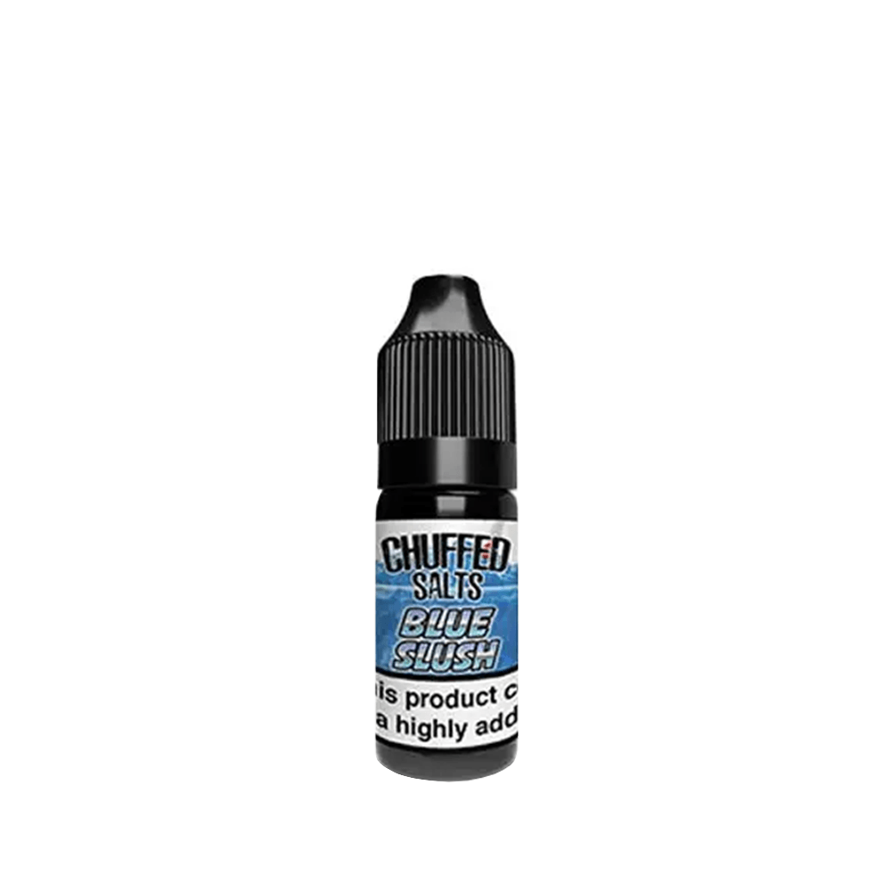 Chuffed Salts Blue Slush 10ml bottle, e-liquid for vaping.