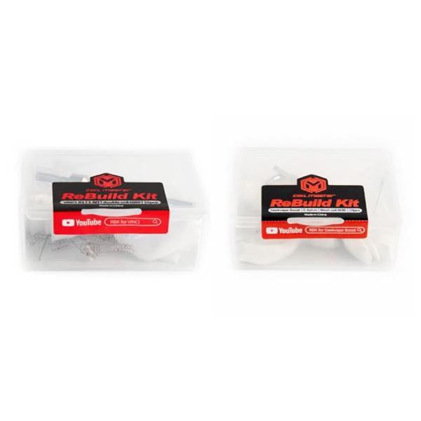 Coil Master Rebuild Kits for Vinci, Caliburn, Nord, Boost in clear packaging.