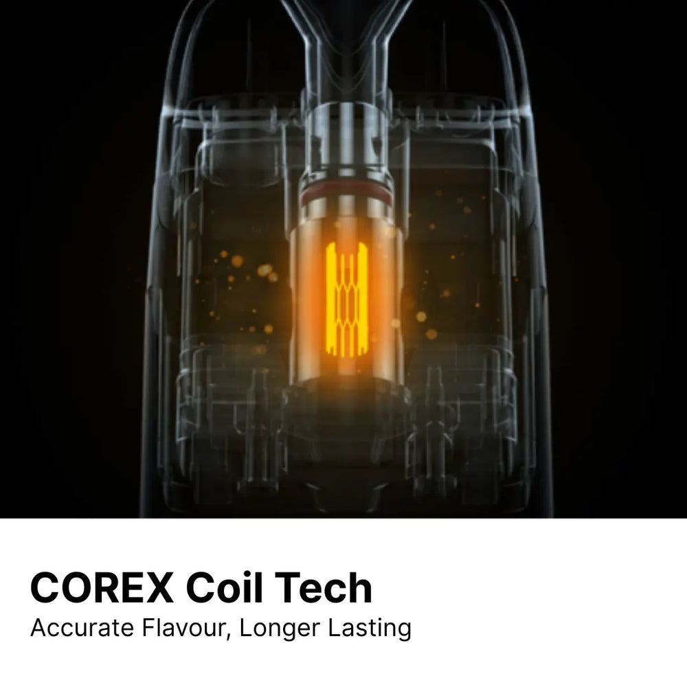 Vaporesso vape COREX Coil Tech for accurate flavour - Vaporesso UK