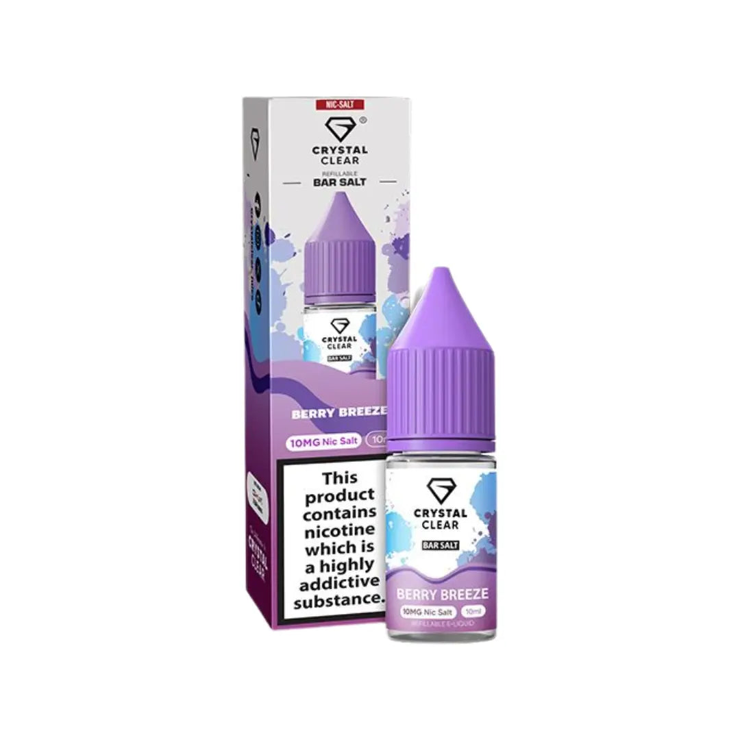 Crystal Clear Berry Breeze 10ml Nic Salt - UK Crystal Clear Berry Breeze 10ml Nic Salt - UK