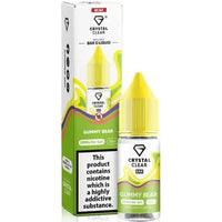 Crystal Clear Nic Salts - Gummy Bear flavour,  this nicotine salt e-liquid is Designed for refillable pod systems