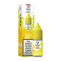 Crystal Clear Nic Salts - Pineapple Lemon Burst flavour,  this nicotine salt e-liquid is Designed for refillable pod systems