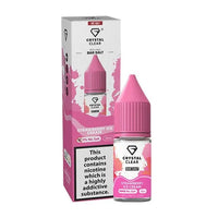 Crystal Clear Nic Salts - Strawberry Ice Cream flavour,  this nicotine salt e-liquid is Designed for refillable pod systems