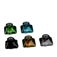 Five Cthulhu 550 AIO drip tips in green, blue, black, gold, and clear.