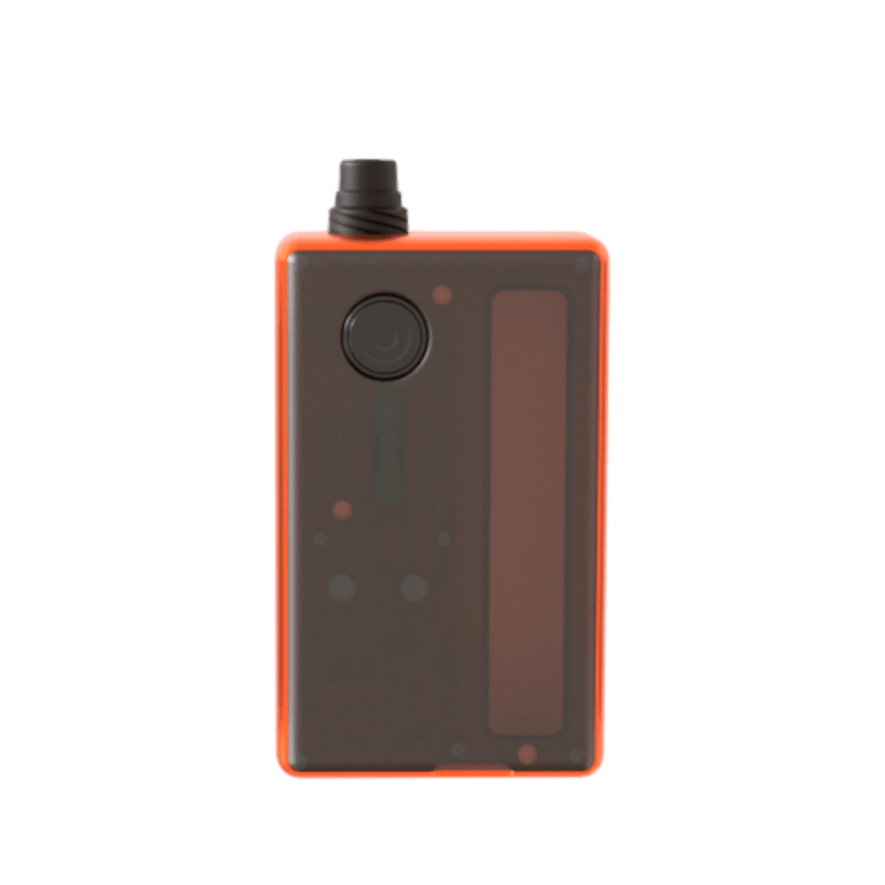 Cthulhu Hastur AIO 85W vape kit in orange with a transparent front panel.