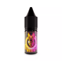 Cyber Rabbit Neon 10ml vape juice bottle with colourful geometric rabbit design.