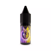 Cyber Rabbit Argon 10ml vape juice bottle with neon rabbit logo and dark cap.