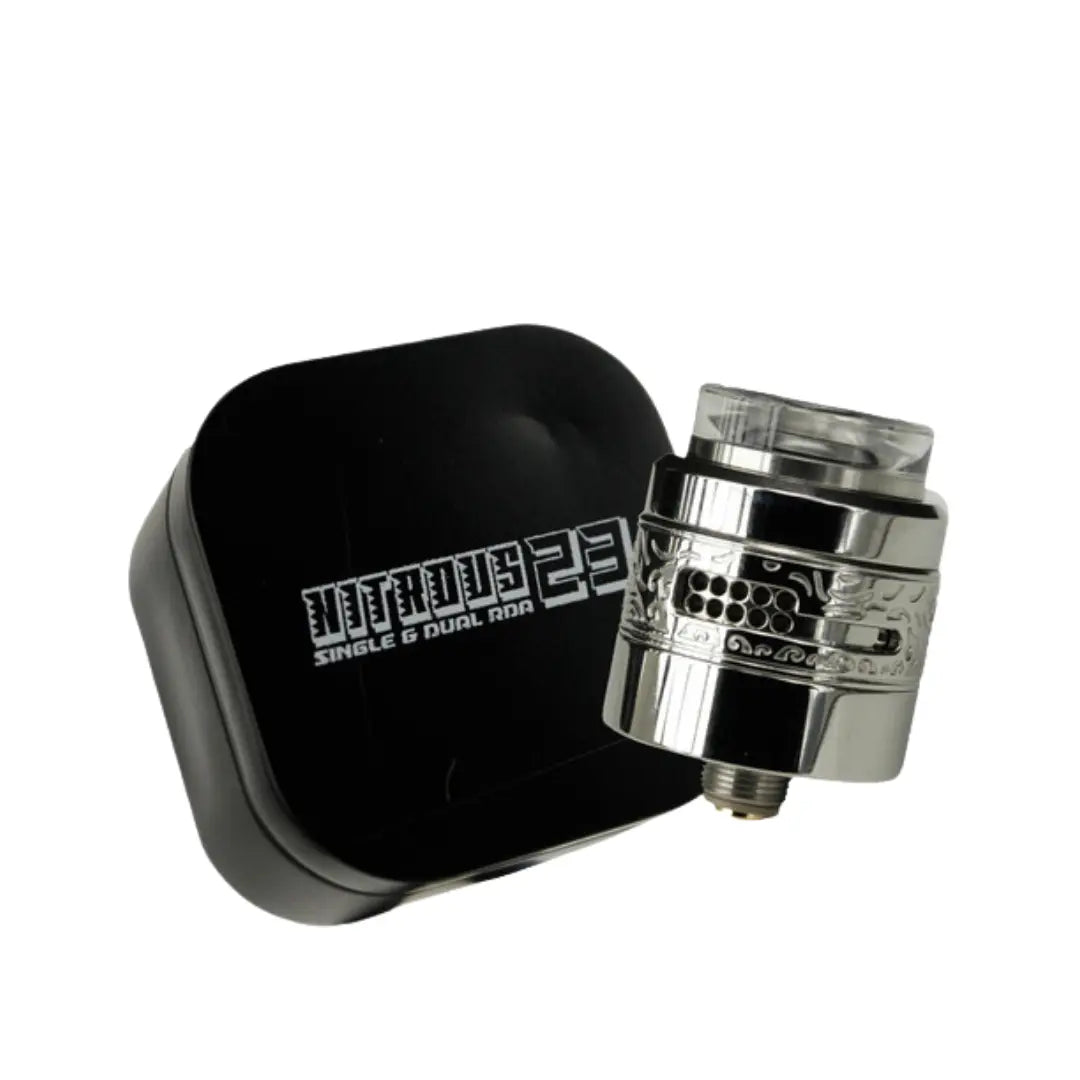 Damn Vape Nitrous 23mm RDA | Single/Dual Coil | Honeycomb Airflow Damn Vape Nitrous 23mm RDA | Single/Dual Coil | Honeycomb Airflow