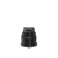 Black Damn Vape Nitrous RDA with dual cap, displayed on a white background.