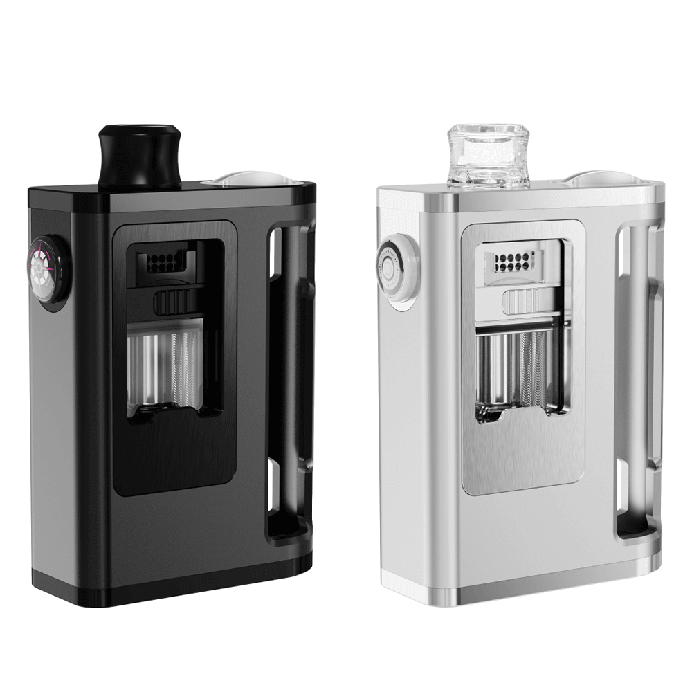 Two Damn Vape Nitrous Zaion Kits in black and silver, displayed side by side.