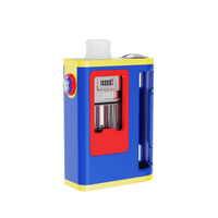 Damn Vape Nitrous Zaion Kit in blue, red, and yellow, displayed with an RBA version.