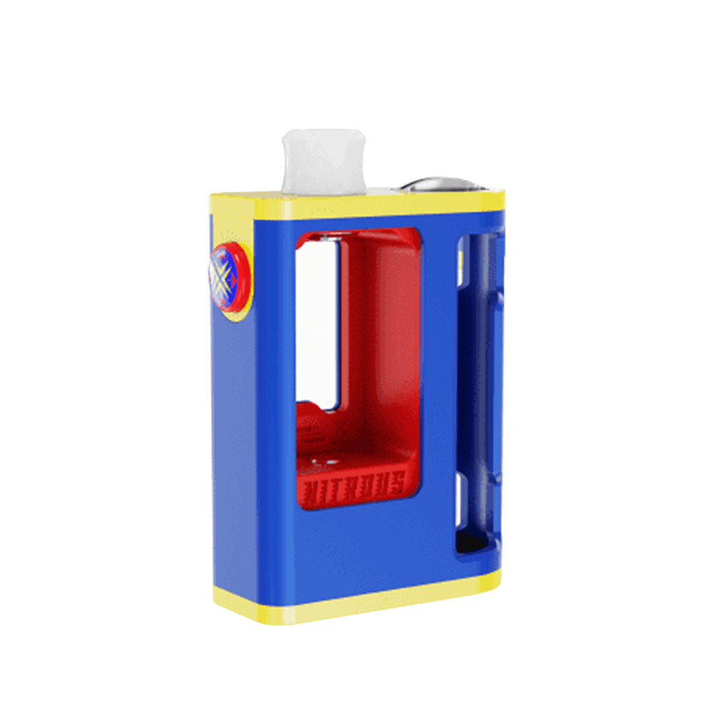 Damn Vape Nitrous Zaion Kit in vibrant blue and red, without RBA version, shown on a white background.