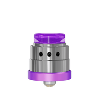 Purple Damn Vape x The Mind Flayer Demo RDA on a white background.