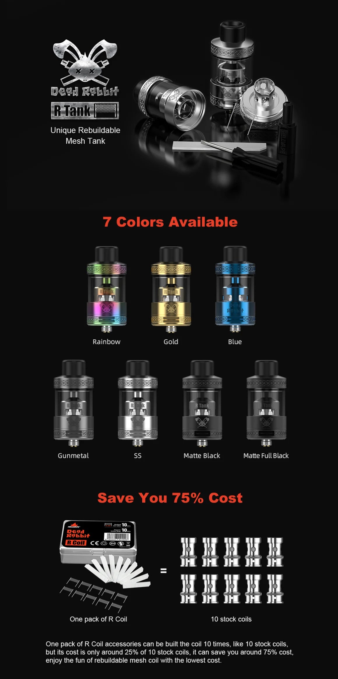 Hellvape Dead Rabbit R Tank - ECIGONE