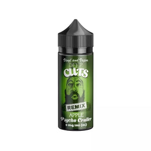 Deep Cuts E-liquid By Vinyl & Vapor - Apple Psycho Crueller Remix in 100ml Shortfill Vape Great for DTL Vaping with a Sub-ohm Vape Kit or Sub-ohm Vape Tank