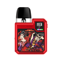 Red Digiflavor Digi Q Pod Kit with a vibrant, artistic design displayed on the front.