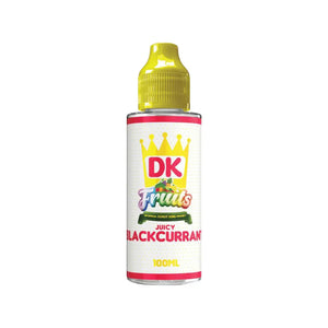 DK Fruits Juicy Blackcurrant Flavour 100ml Shortfill Vape Juice Perfect for Sub-ohm Vape Kits & Sub-ohm Vape Tanks