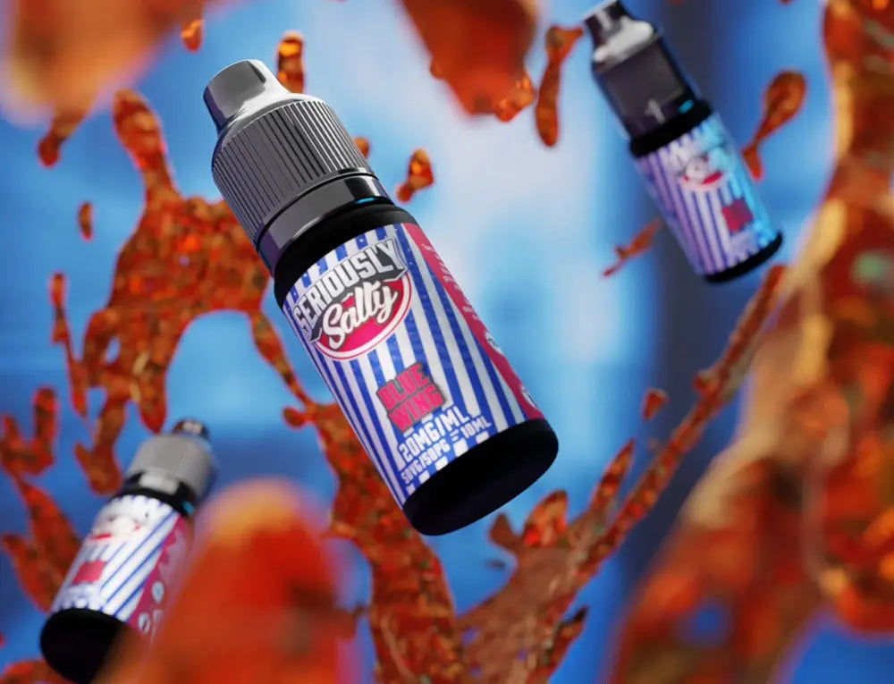 Doozy Seriously Salty Blue Razz 10ml nic salt 20mg bottles