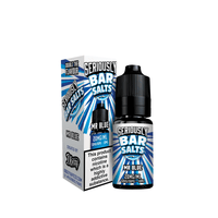 Doozy Seriously Bar Salts Mr Blue 10ml bottle and packaging.