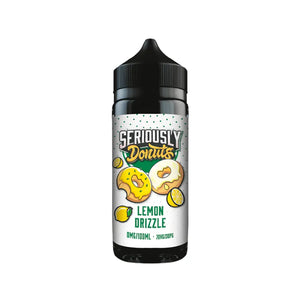 Doozy Seriously Donuts Lemon Drizzle Flavour 100ml Shortfill E-liquid Perfect for Sub-ohm Vape Kit & Sub-ohm Vape Tanks