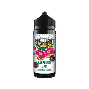 Doozy Seriously Donuts Raspberry Jam Flavour 100ml Shortfill E-liquid Perfect for Sub-ohm Vape Kit & Sub-ohm Vape Tanks