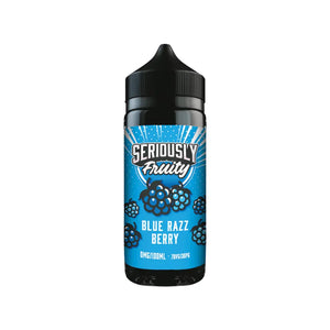 Doozy Seriously Fruity Blue Razz Berry flavour 100ml Shortfill Vape Juice Perfect for Sub-ohm Vape Kits & Sub-ohm Vape Tanks