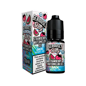 Doozy Seriously Fusionz Strawberry Watermelon Ice Flavour 10ml Nic Salt E-liquid perfect for Refillable Vape Kits 