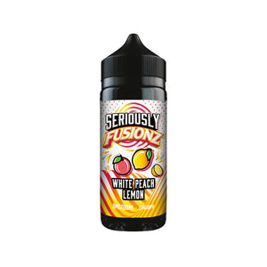 Doozy Seriously Fusionz White Peach Lemon Flavour 100ml Shortfill Vape Juice Perfect for Sub-ohm Vape Kit & Sub-ohm Vape Tanks