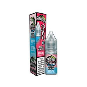 Doozy Seriously Tropical Guava Kiwi Ice Flavour 10ml Nic Salt Vape E-liquid - Perfect for Refillable Vape Kits