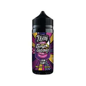 Doozy Temptations Jam Tart Flavour 100ml Shortfill E-liquid perfect for Sub-ohm Vape Kit & Sub-ohm Vape Tanks