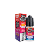 Doozy Tropix Tahiti Salts vape juice 10ml bottle and box with tropical design.