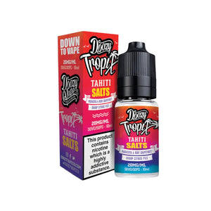 Doozy Tropix Tahiti Flavour 10ml Nic Salt E-liquid perfect for Refillable Pod Vape Kits 