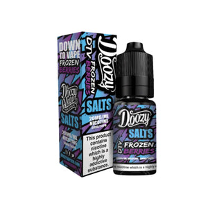 Doozy Vape Frozen Berries Flavour 10ml Nic Salt E-liquid perfect for Refillable Vape Kits