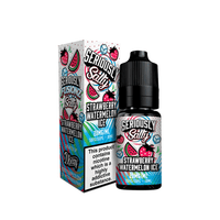 Doozy Vape Fusionz 10ml bottle and box with strawberry watermelon ice design.