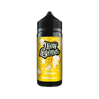 Doozy Legends e-liquid bottle with fizzy lemon flavour, 100ml shortfill.