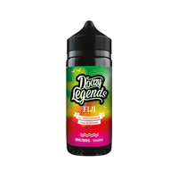 Doozy Legends Fiji vape juice bottle with vibrant, colourful label design.