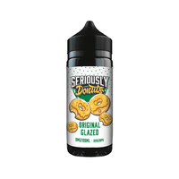 Doozy Vape Seriously Donuts Original Glazed 100ml e-liquid bottle on a white background.