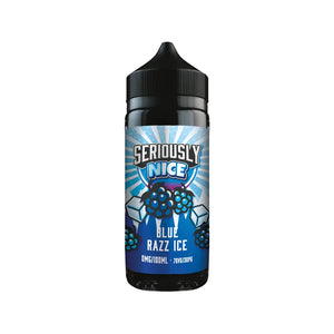 Doozy Vape Seriously Nice 100ml Shortfill E-liquid in Blue Razz Ice Flavour