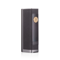 Dotmod DotBox 100W Box Mod in black, featuring a sleek design with a gold button.