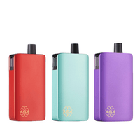 Three Dotmod Dotpod Max vape kits in red, mint, and purple are displayed side by side.